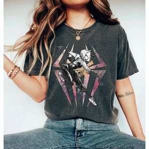 Retro Spider Gwen Glitch Shirt Across The Spiderverse Unisex Tshirt